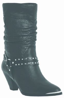 Dingo DI650 for $99.99 Ladies Emma Collection Fashion Boot with Black Pigskin Leather Foot and a Fashion Toe
